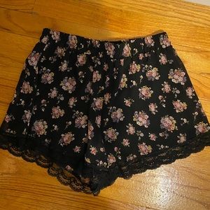 Floral Print Shorts